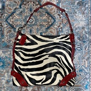 zebra tote bag & wallet